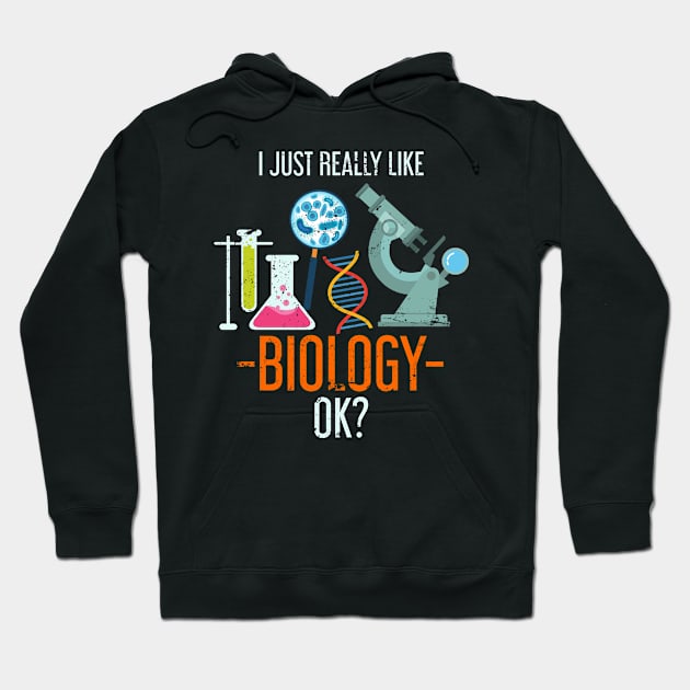 Laboratory Science Experiment Biologist Biology Hoodie by shirtsyoulike